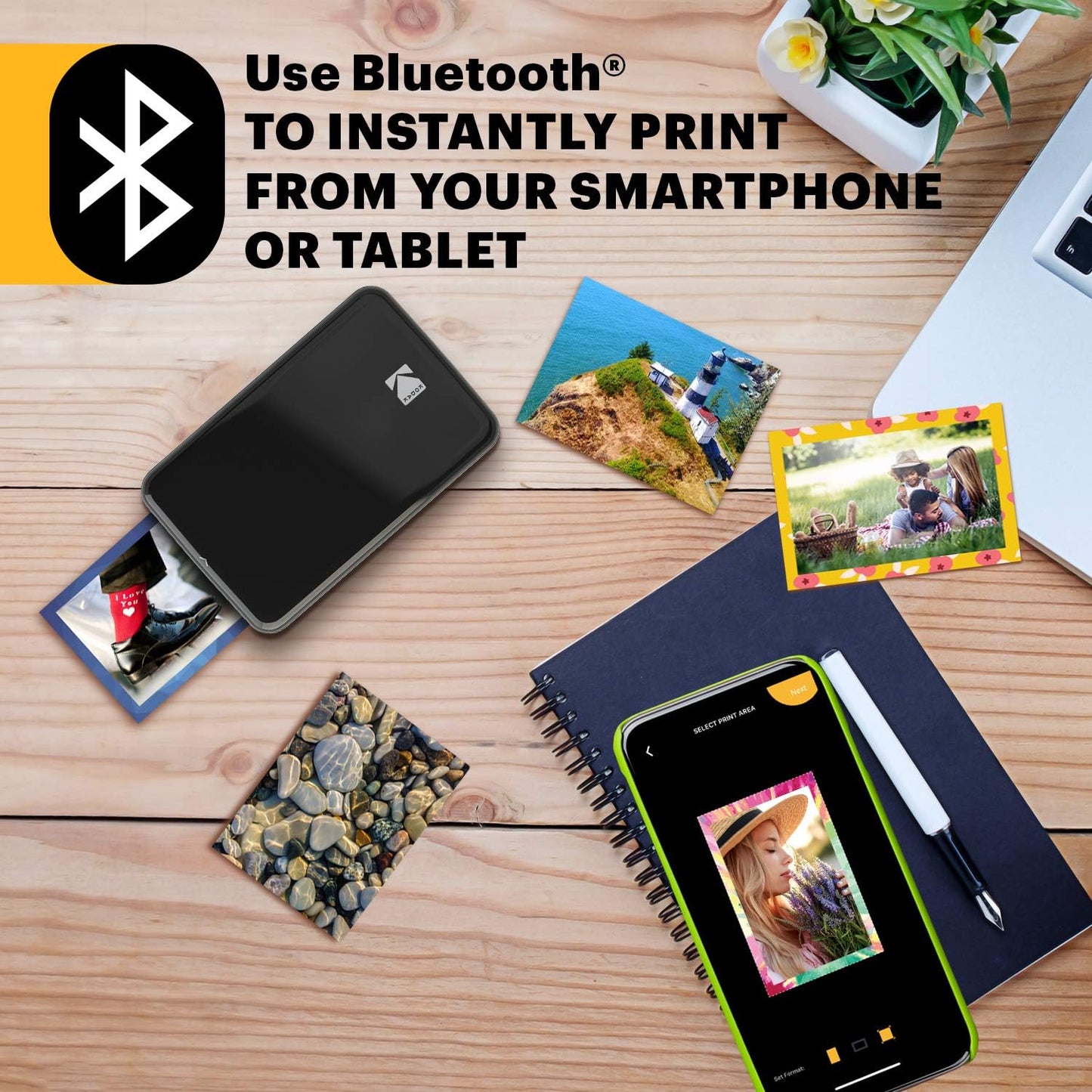 Kodak Step Mobile Zero Ink Instant Photo Printer