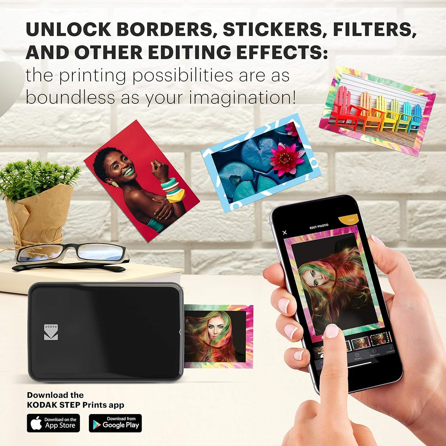 Kodak Step Mobile Zero Ink Instant Photo Printer
