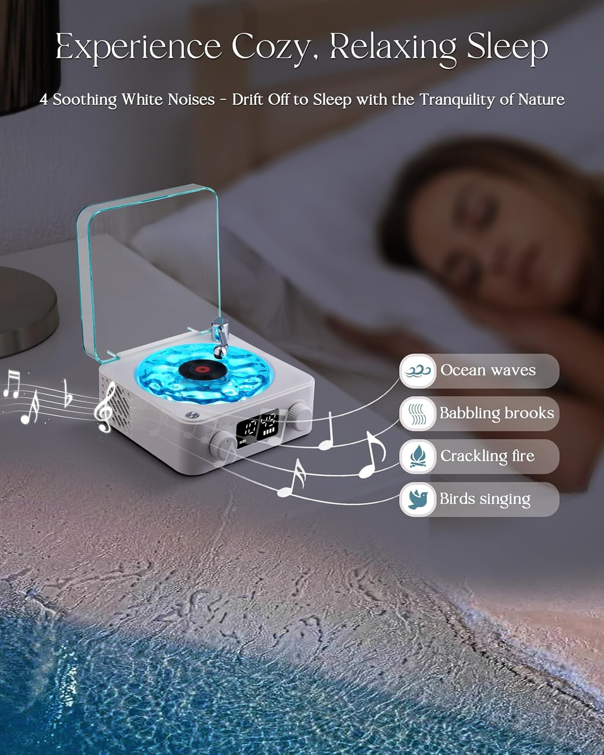 Mini Retro White Noise Bluetooth Speaker