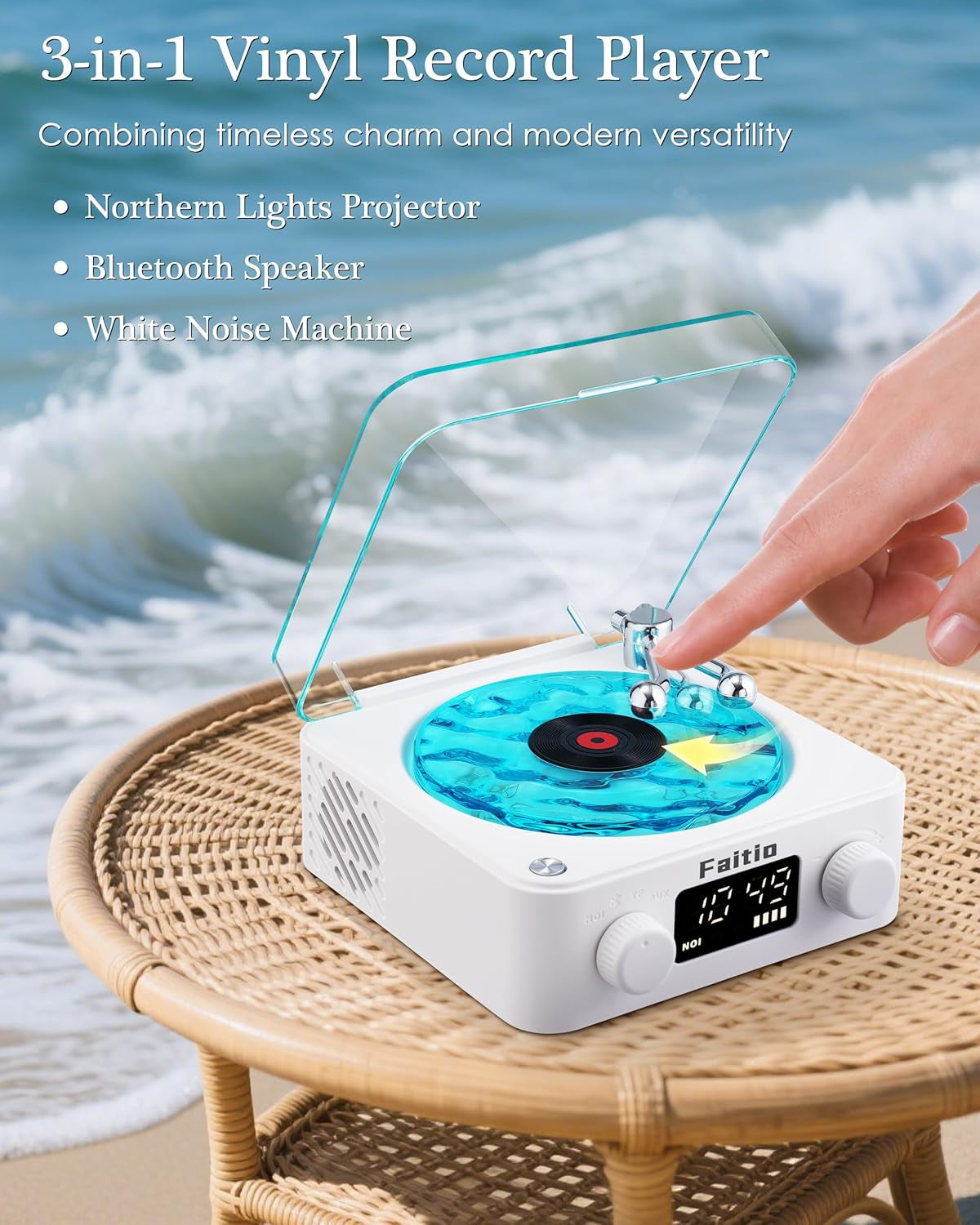 Mini Retro White Noise Bluetooth Speaker