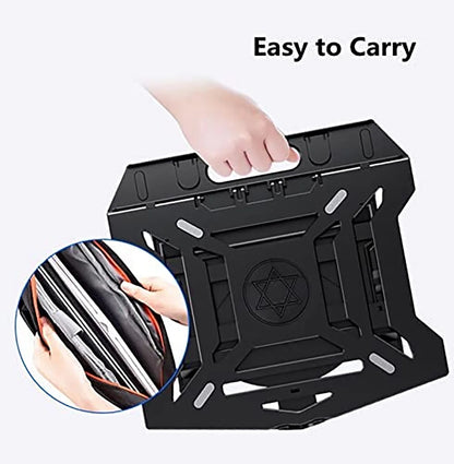 10-17" Laptop Stand with Phone Mount