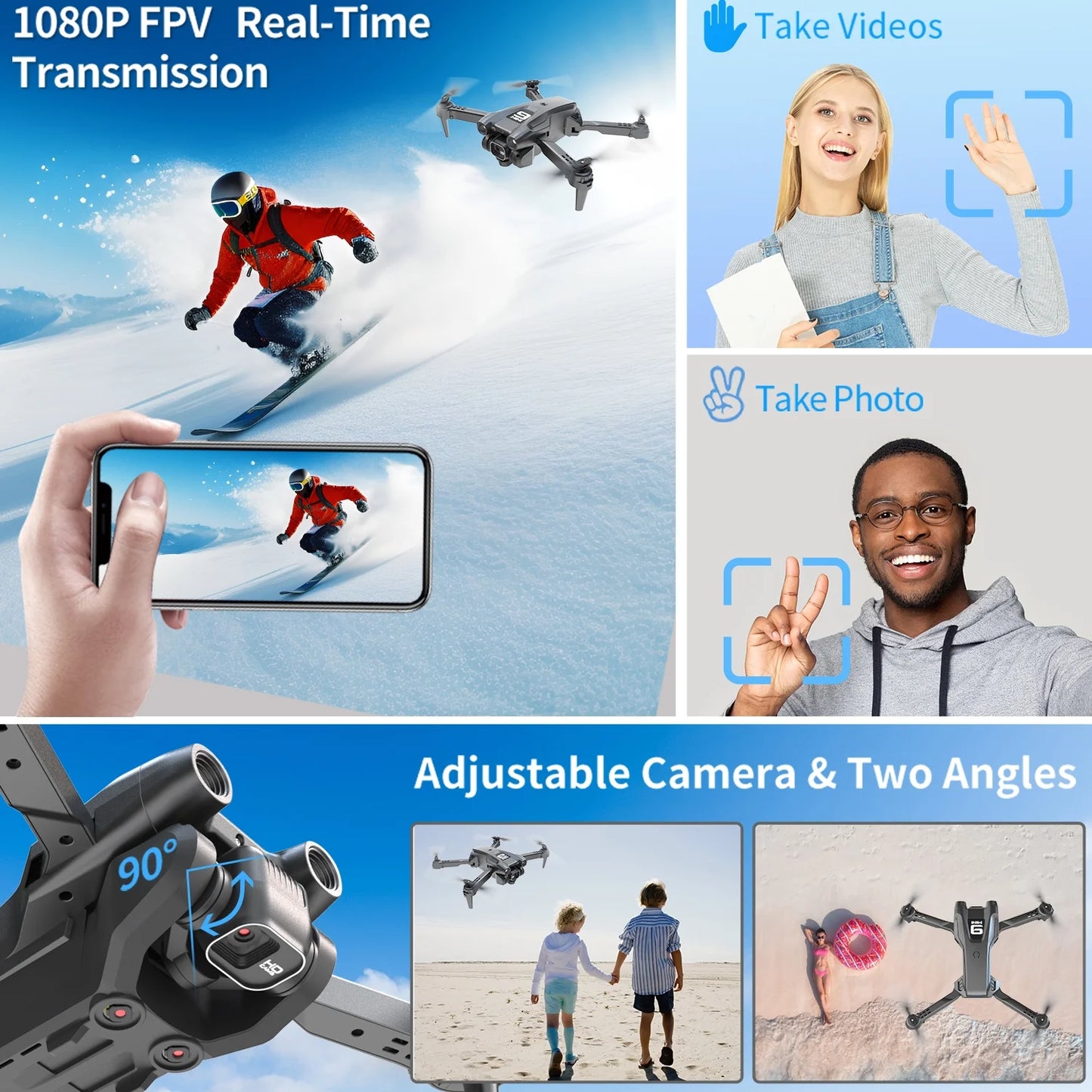 4K HD Dual Camera Drone