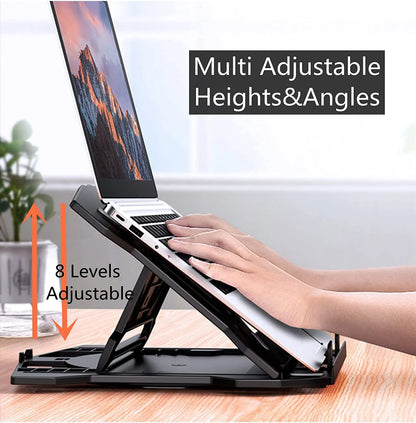10-17" Laptop Stand with Phone Mount