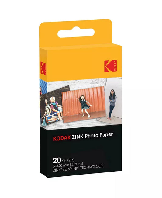 2" X 3" Premium Zink Photo Paper - 20 Sheets