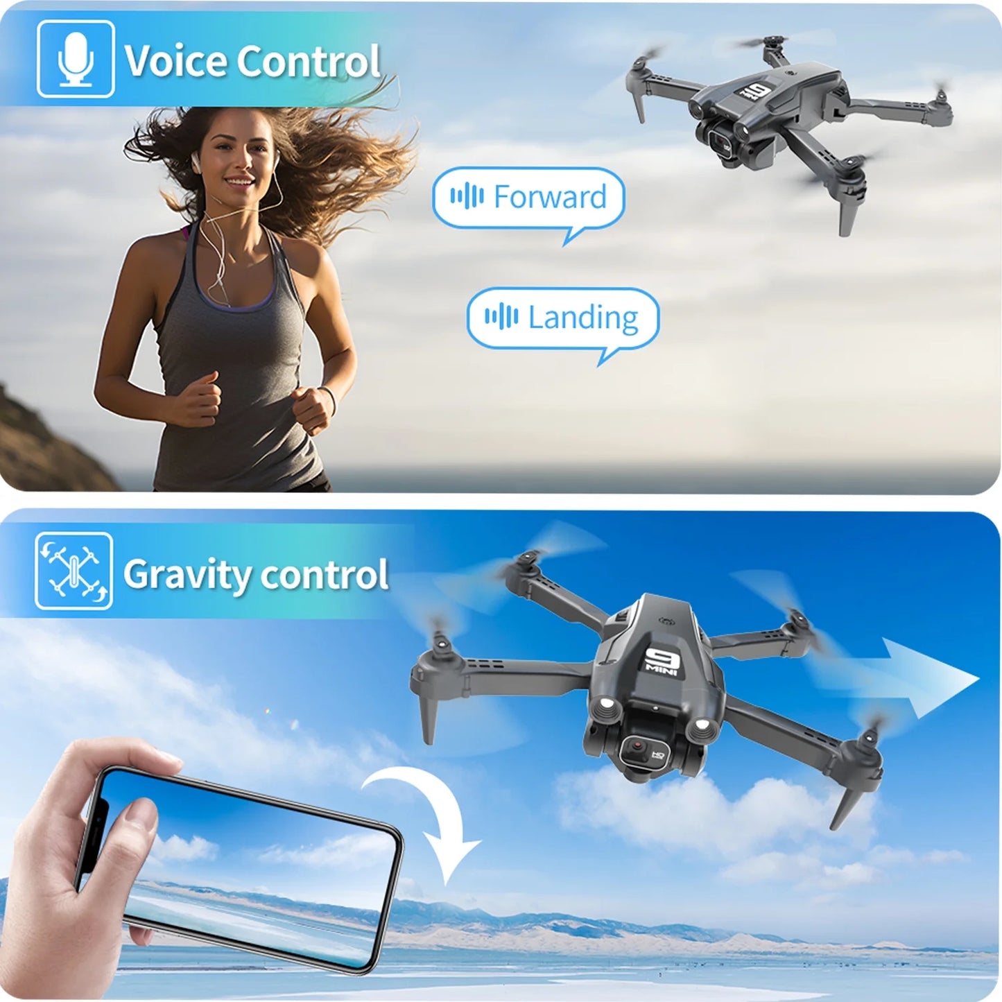 4K HD Dual Camera Drone