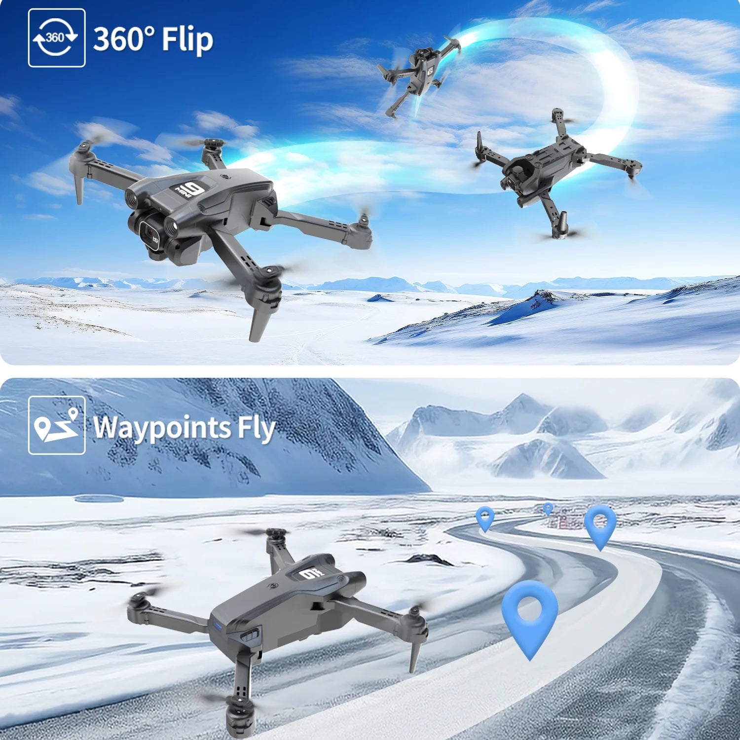 4K HD Dual Camera Drone